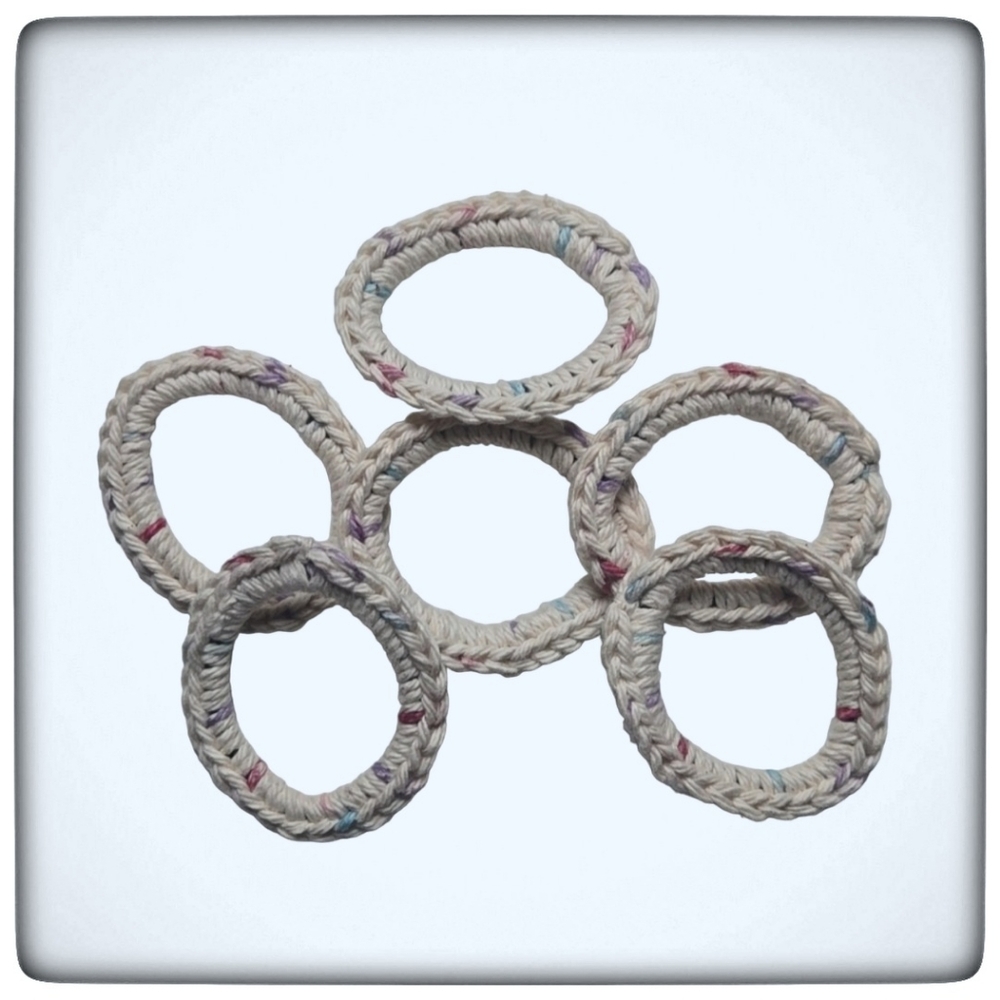 Ferret and Cat Toys, Round Ring Toys, Gray and Pink, Gift for Ferrets or Cats